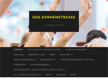 Tablet Screenshot of ggs-sonnenstrasse.de